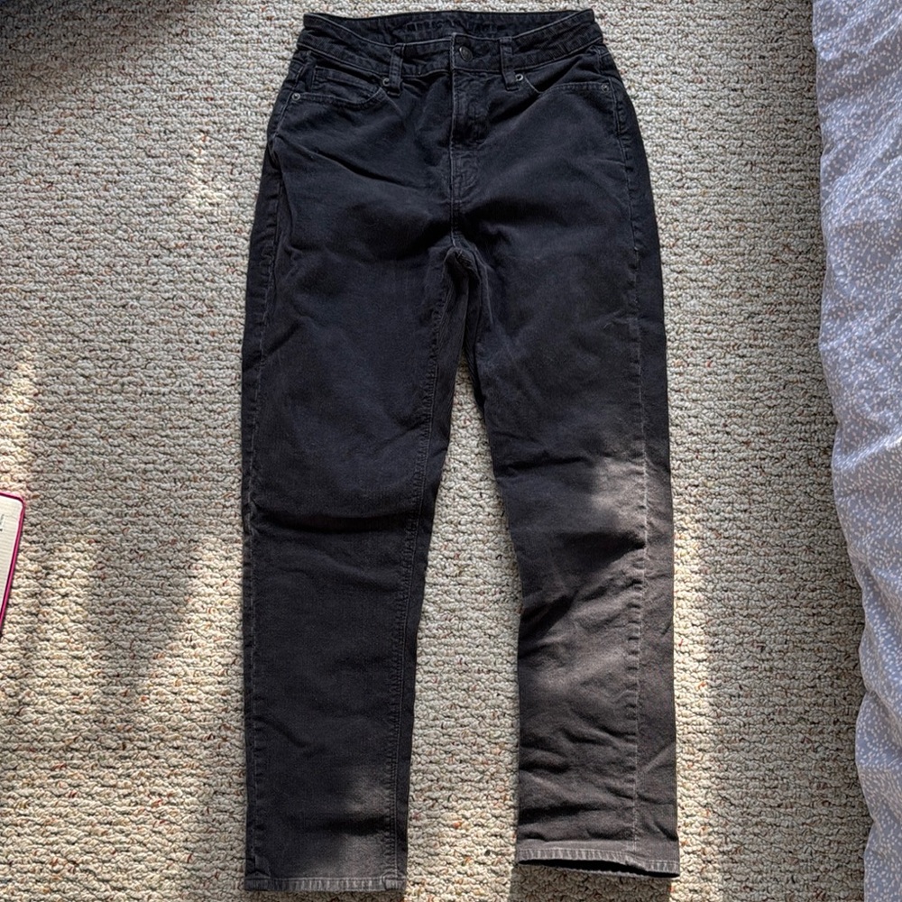 American Eagle Gray Corduroy Jeans